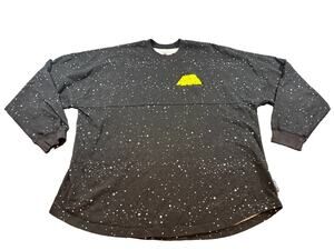 Disney Star Wars Spirit Jersey Size XL Black Galaxy A Long Time Ago Far Away
